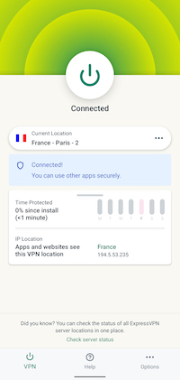 ExpressVPN Mobile App